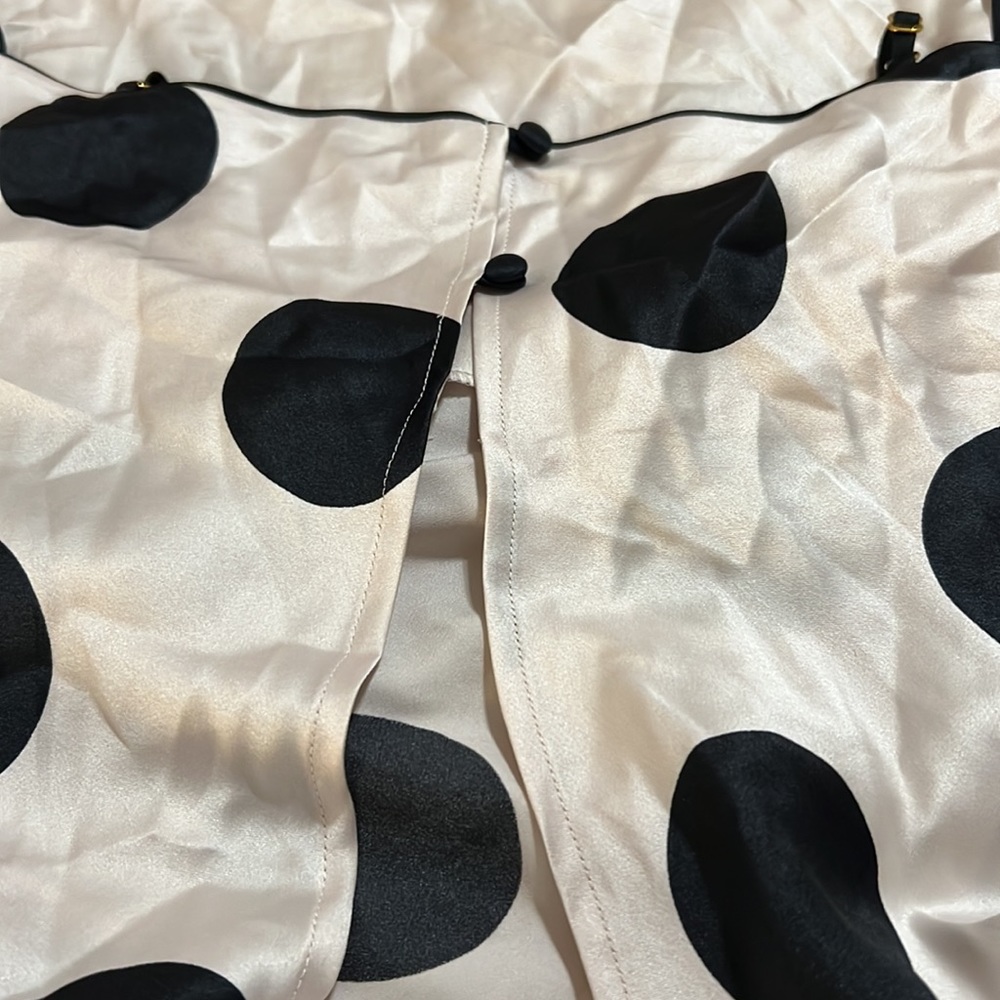 Victoria’s Secret satin polka dot camisole / pajama top - Picture 6 of 6